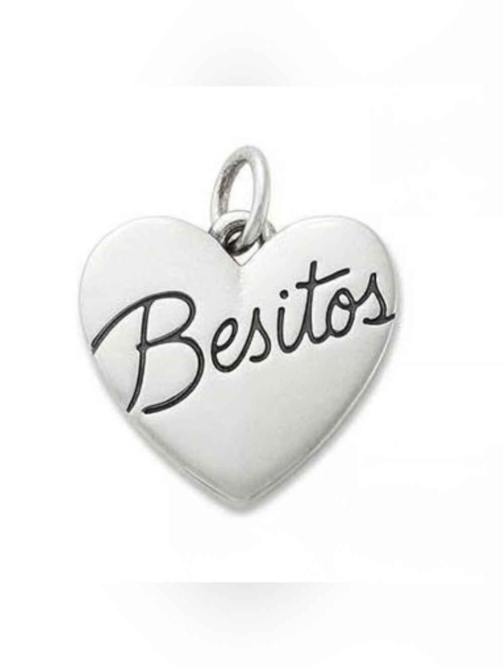 James Avery  "Besitos" Charm - Silver Tone